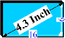 4.3" LCD